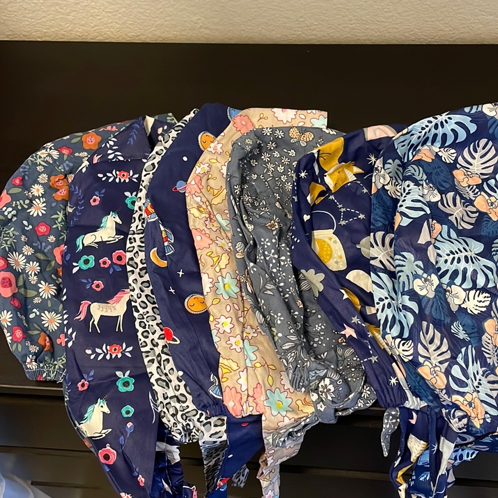 Assorted Nursing Scrub Caps